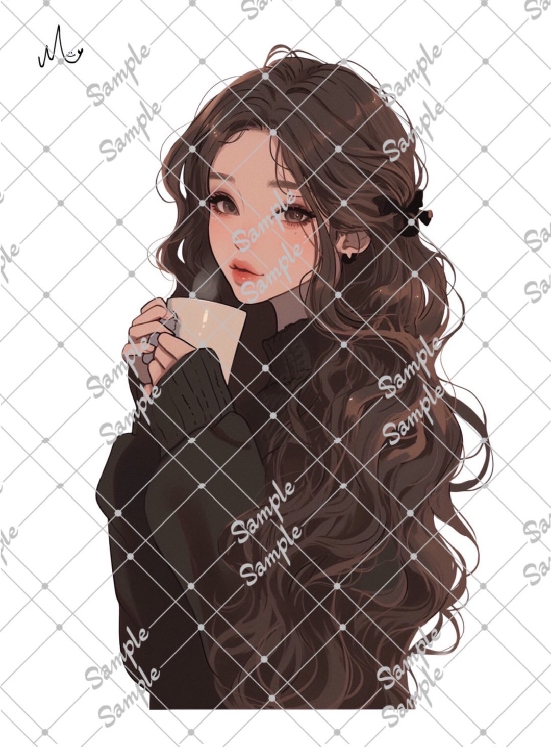 原创人物贴纸 10月新品 - 贴纸 - 纸 