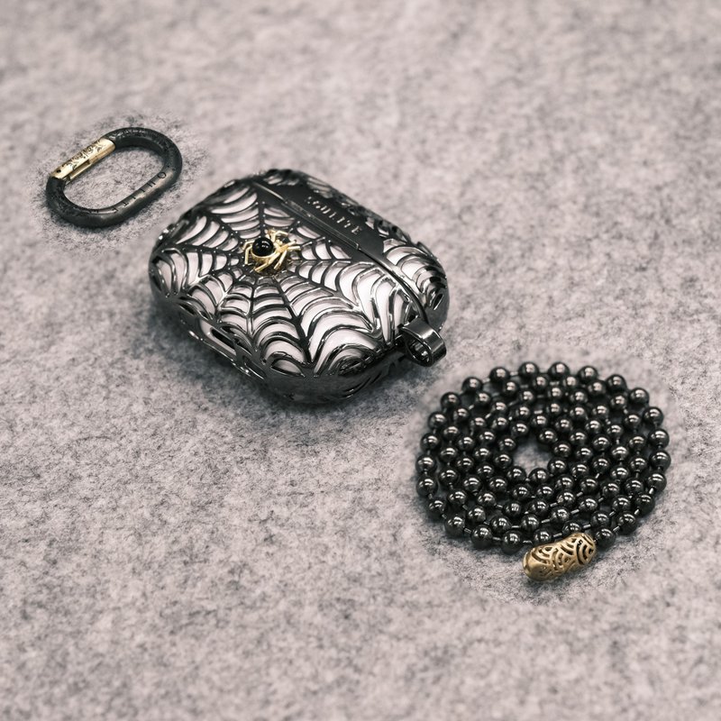 【时尚饰物】SOULITE Spider Vibes Black Pro 苹果 AirPods Pro3 - 其他 - 铝合金 