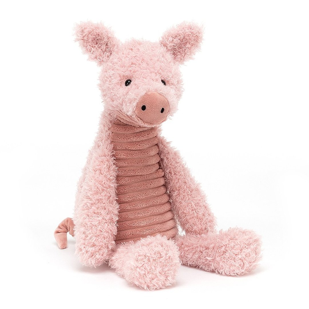 Jellycat Wurly Pig 39cm - 玩偶/公仔 - 聚酯纤维 粉红色