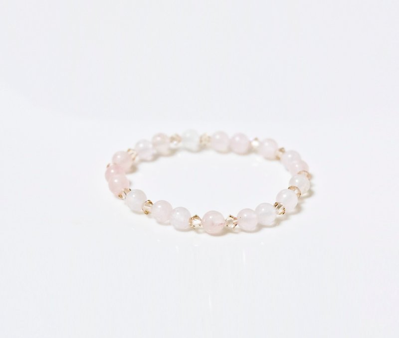 阿芙萝黛蒂Aphrodite的玫瑰3 - 手链/手环 - 宝石 粉红色