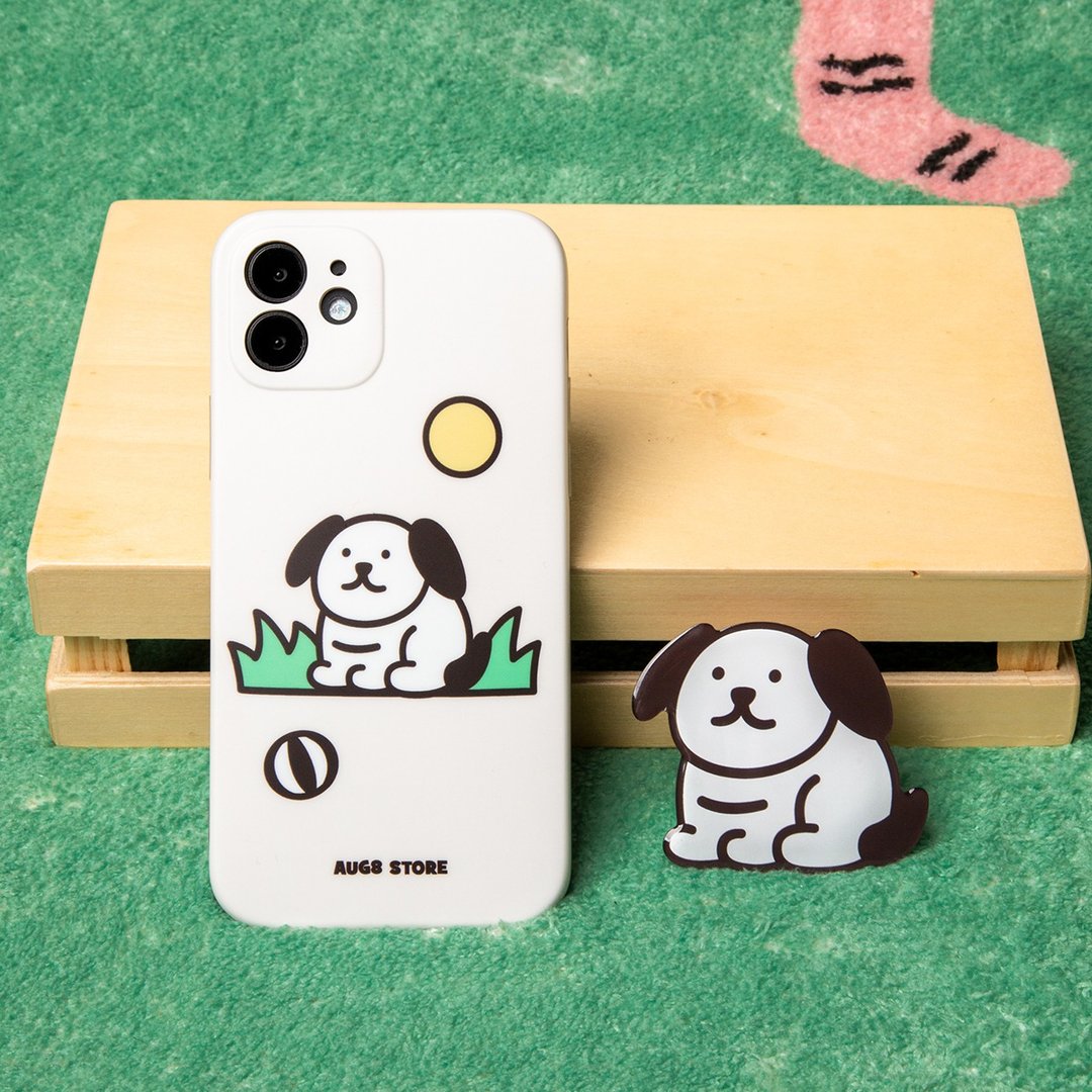 AUG8 STORE 乖狗狗 iPhone 手机壳 可爱狗狗 雾面软壳 - 手机壳/手机套 - 塑料 