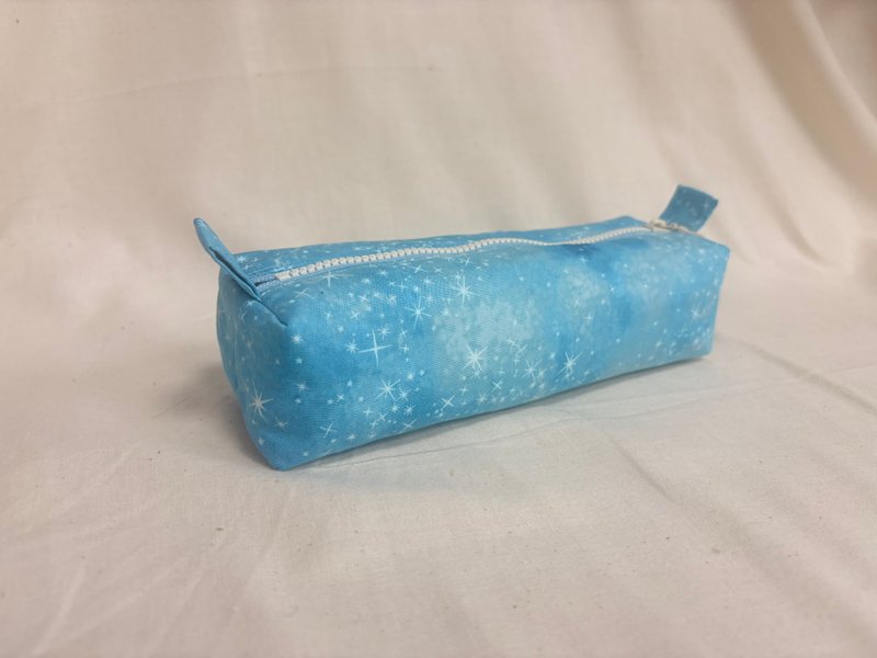 星空蓝铅笔盒 - 铅笔盒/笔袋 - 棉．麻 蓝色