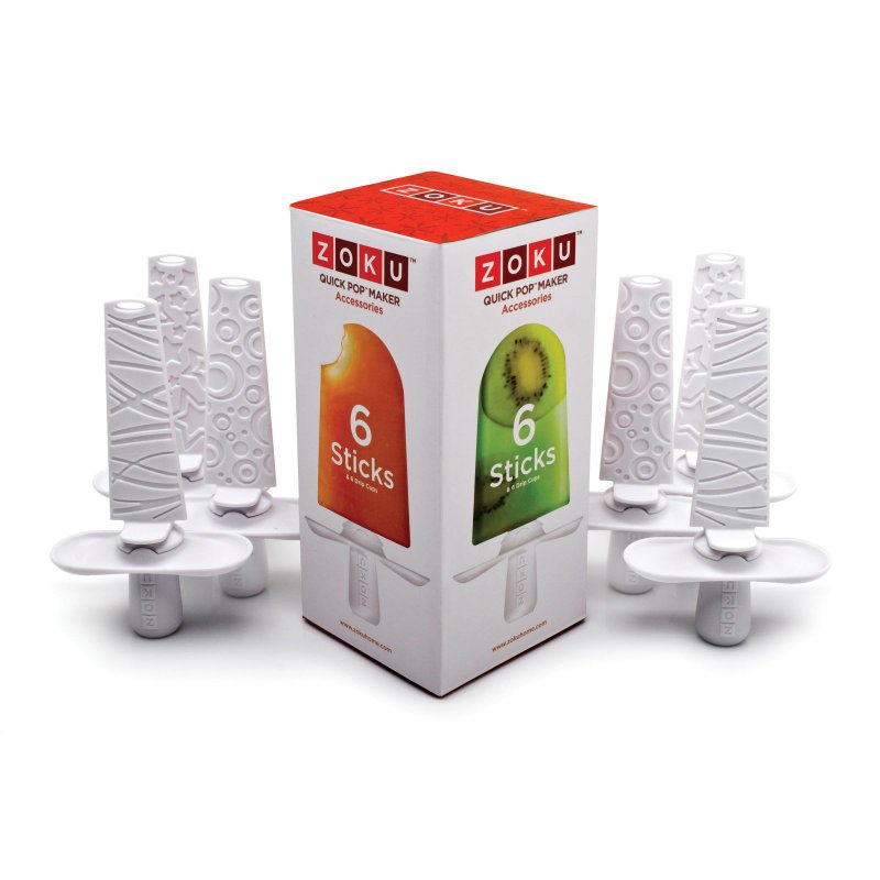 ZOKU 防滴漏雪条棍 6支装 - 厨房用具 - 塑料 白色