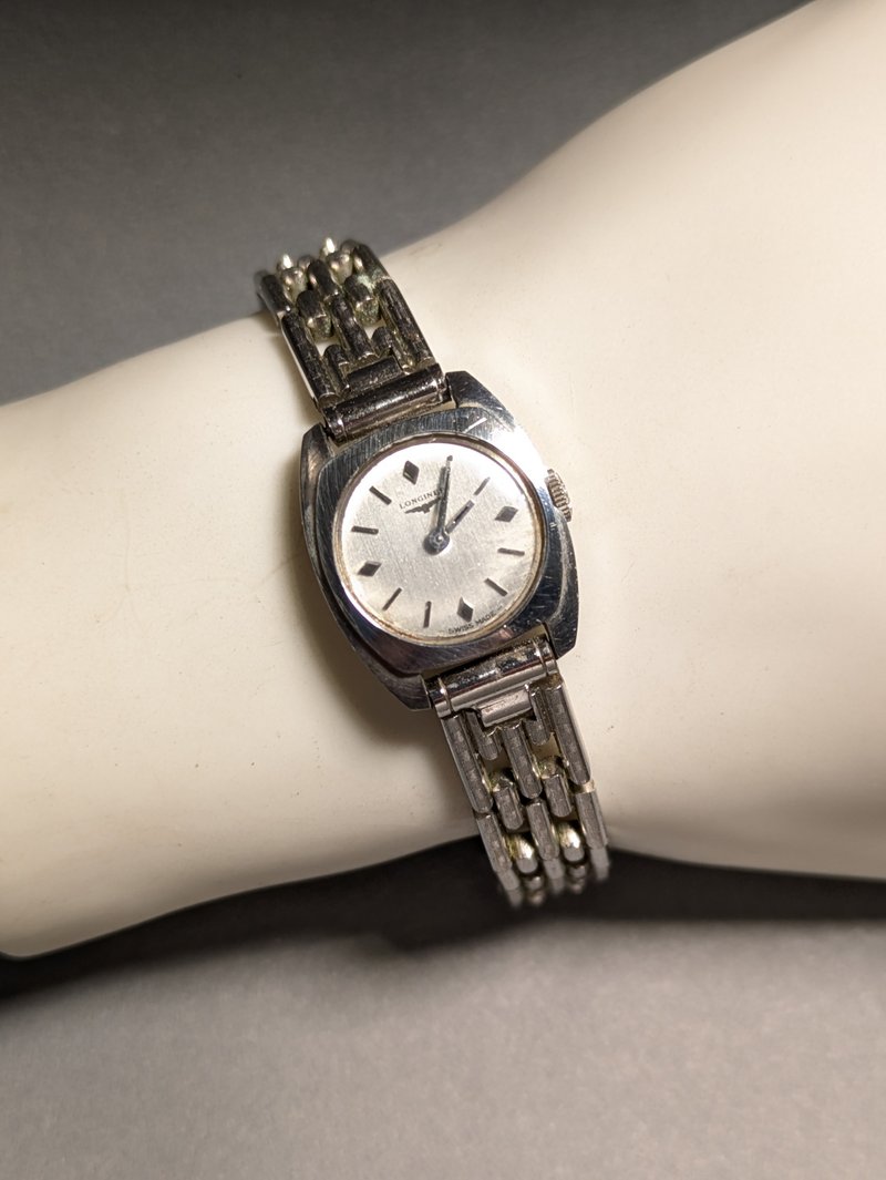 古董浪琴longines女仕表 机械手上链机芯 - 女表 - 其他金属 银色