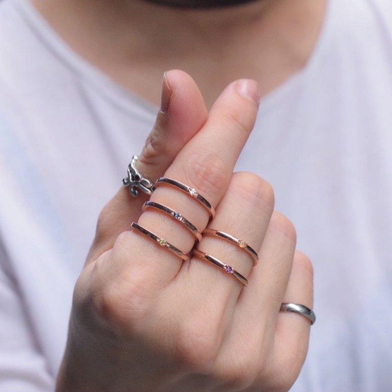 Minimal ring #minimring #minimminimal R219 - 戒指 - 纯银 