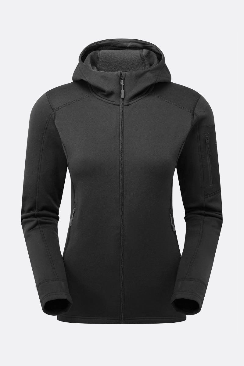 【RAB】Modulus Hoody 女款 黑 - 女装运动衣 - 聚酯纤维 黑色