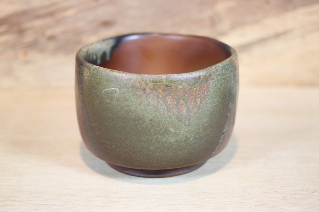【谢谢老师】天然落灰柴烧 茶碗 抹茶碗 莺歌名家叶敏祥手工作 - 茶具/茶杯 - 陶 