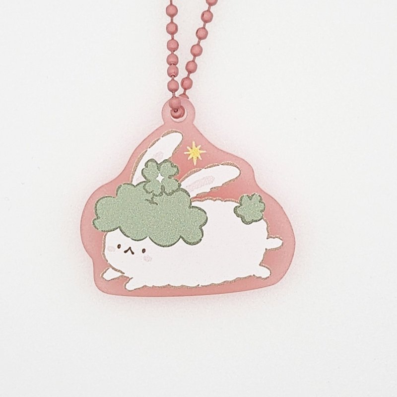 Cromyo | 高飞雾面压克力钥匙圈 (3mm) - 钥匙链/钥匙包 - 塑料 粉红色