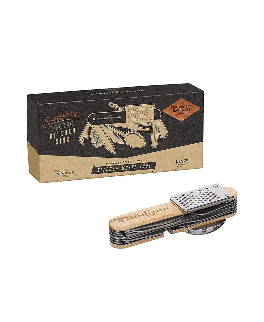 英国Gentlemen's Hardware 12合一多功能厨房露营料理神器工具组 - 其他 - 其他金属 灰色
