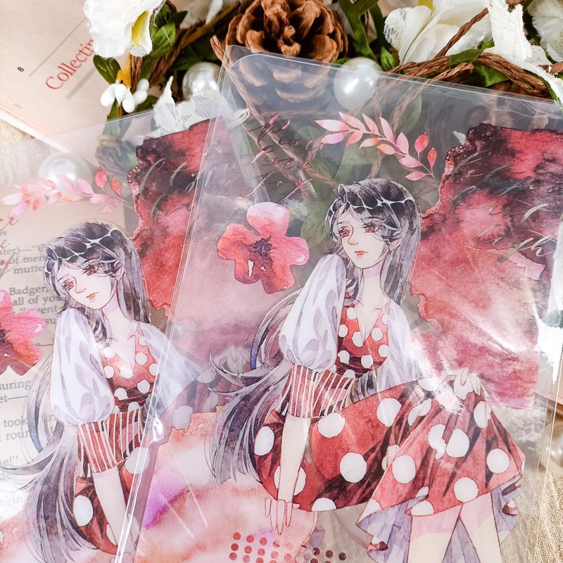 胭脂紅 / 晶透書寫墊 - 其他 - 塑料 多色