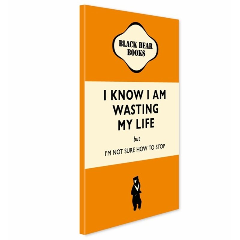 【Mapus】荒唐黑熊人生－经典笔记本 - 笔记本/手帐 - 纸 橘色