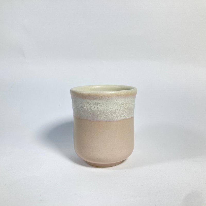 星钻杏桃-白粉釉杯器 - 咖啡杯/马克杯 - 陶 粉红色