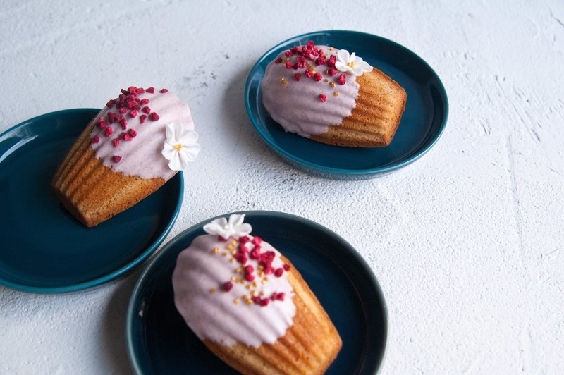 花漾玫瑰覆盆子玛德莲 | 野餐 / 礼物 / 婚礼 - 蛋糕/甜点 - 新鲜食材 粉红色