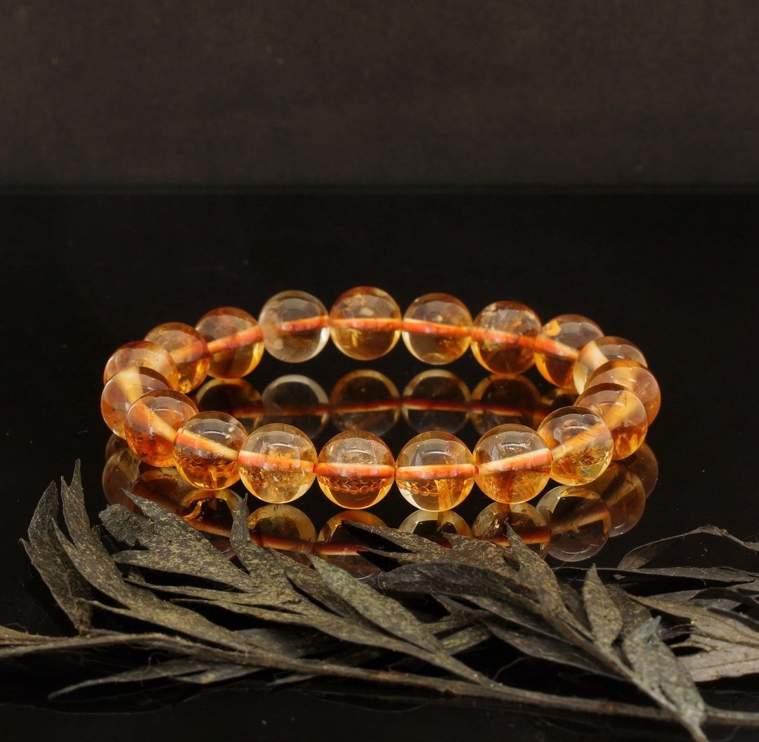 黄水晶 10.2mm 手链 ( Citrine 10.2mm Bracelet ) - 手链/手环 - 水晶 