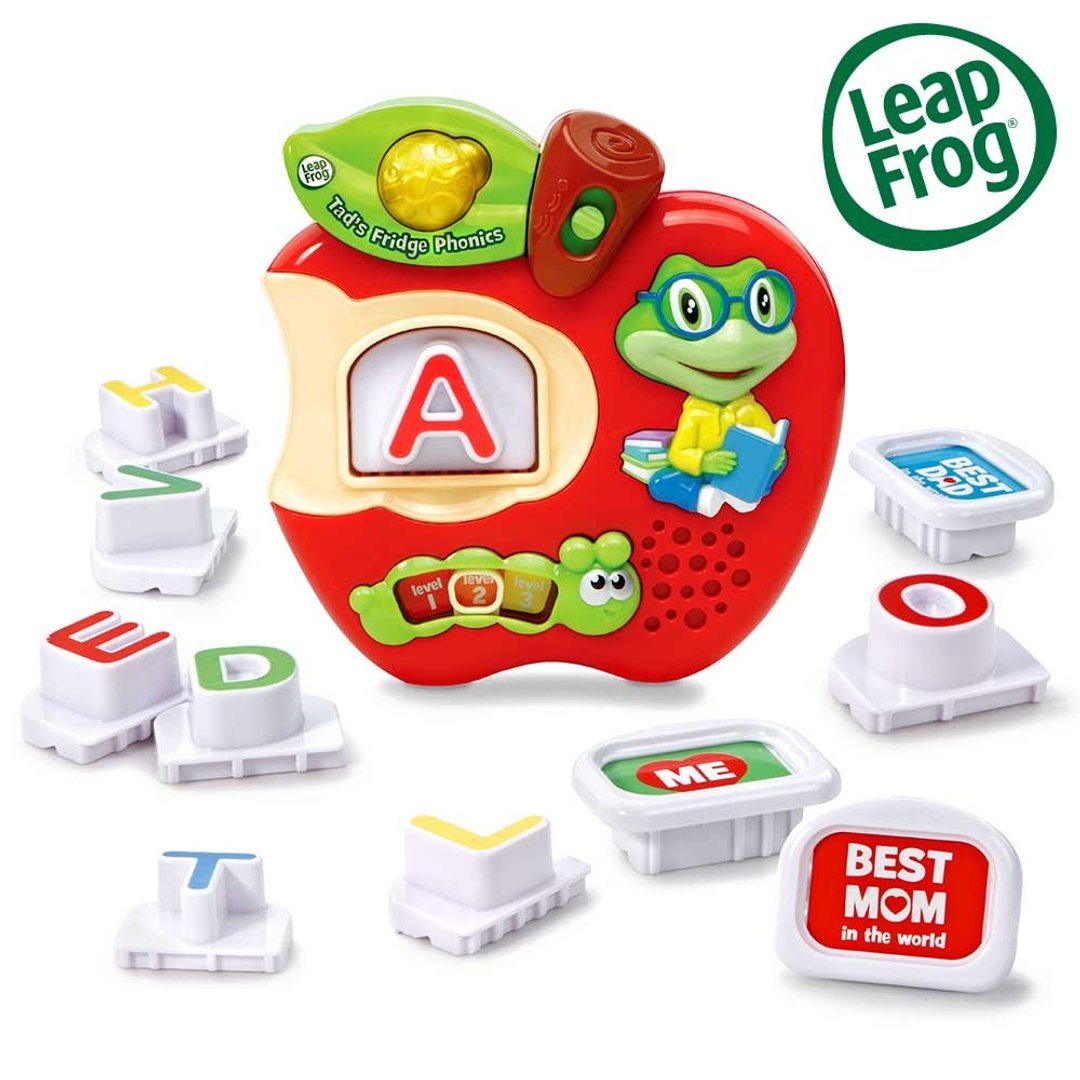 官方直营快速出货 - 仅限寄送台湾【LeapFrog】自然发音磁铁组 - 苹果 - 玩具/玩偶 - 塑料 红色