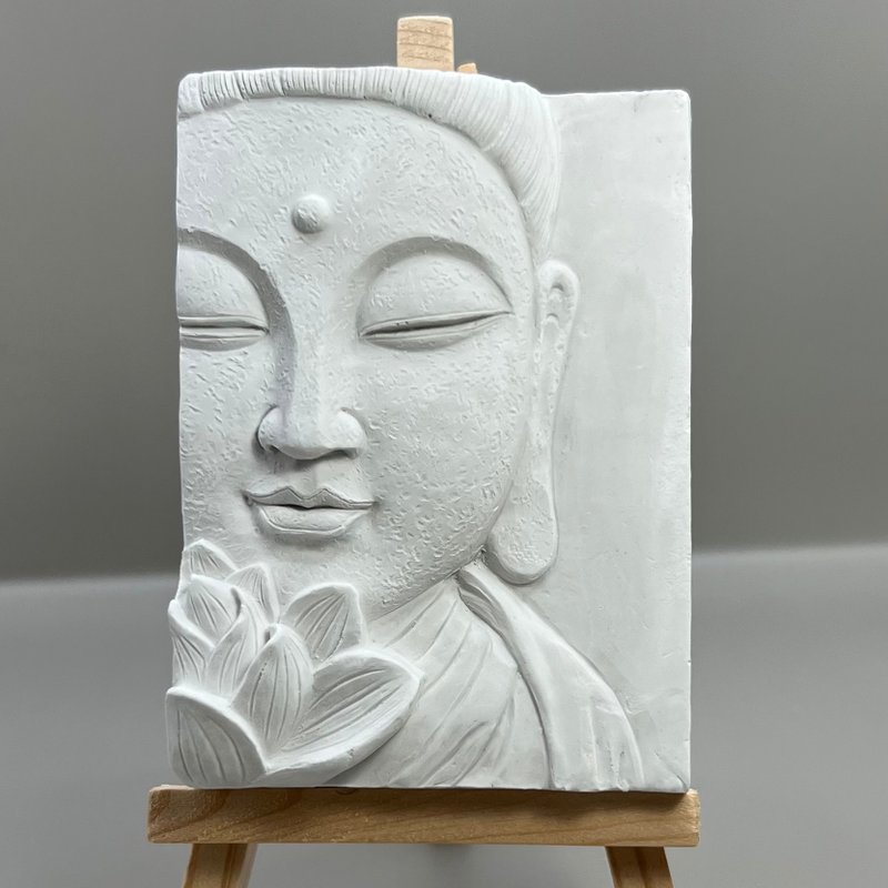 清水模软装设计 佛像摆饰(三) 香氛摆件 水泥软装 附木架 - 香薰/精油/线香 - 水泥 灰色