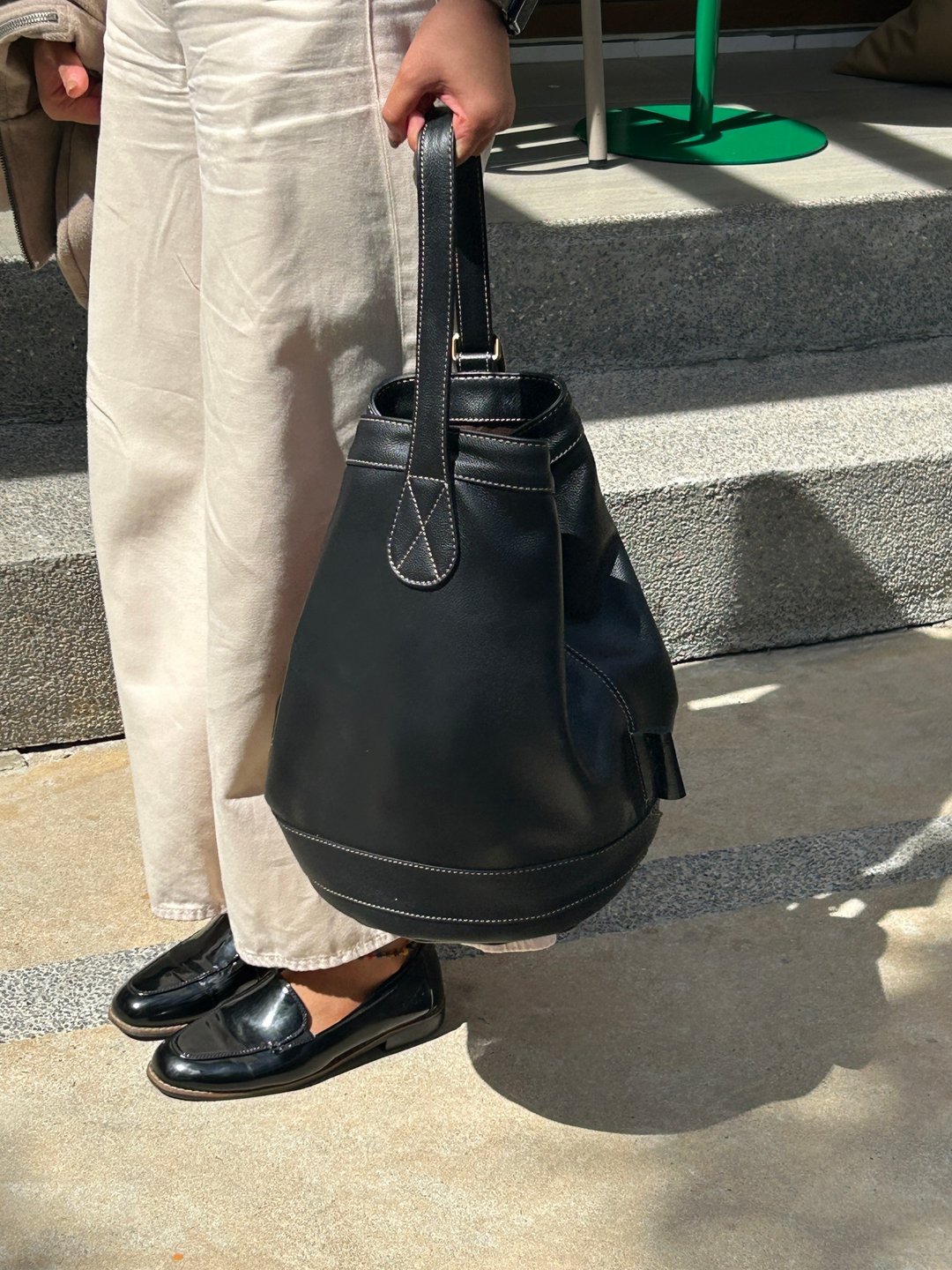 jUCH bag - 1998s Blacky Color (Genuine Leather) - 手提包/手提袋 - 真皮 黑色