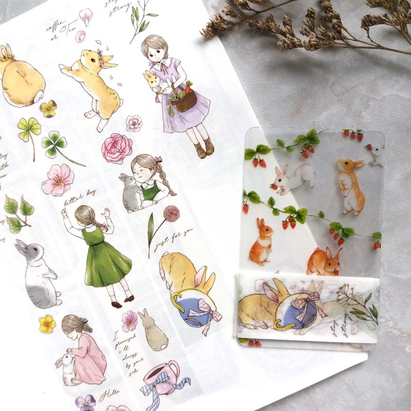 纸胶带分装 (兔子与我) - 纸胶带 - 纸 