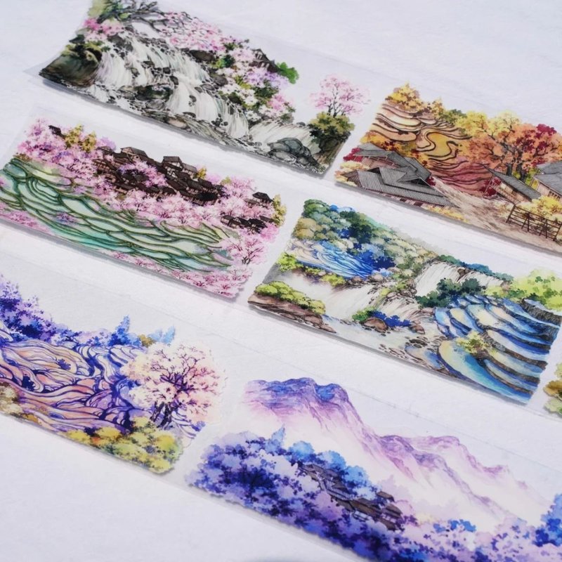 彩雲之南 PET 膠帶 5米卷 - 纸胶带 - 其他材质 