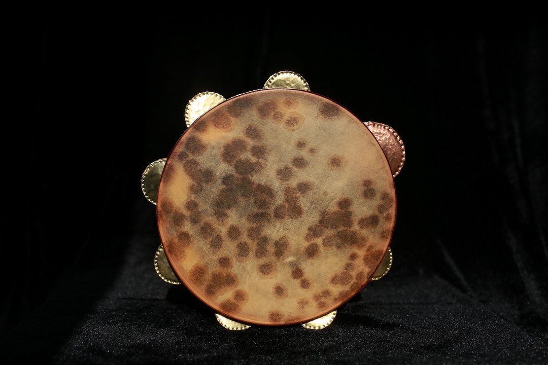 Tarantella Frame Drum Tamburello 舞蹈 riq 手工製作 傳統樂器 - 吉他/乐器 - 其他材质 