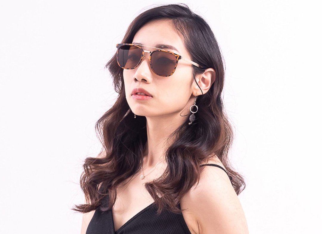 2is CadenC 太阳眼镜 偏光│双梁 圣诞礼物 - 墨镜 - 其他金属 咖啡色