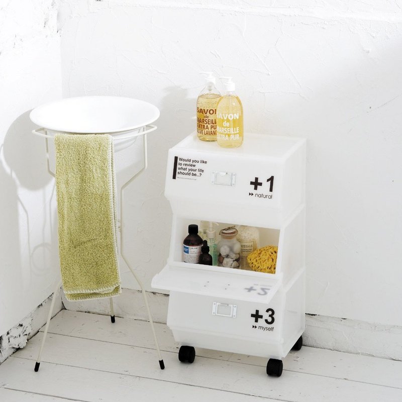 日本Like-it 多用途附轮三层收纳车 好收纳 共三种颜色可选 - 收纳用品 - 塑料 