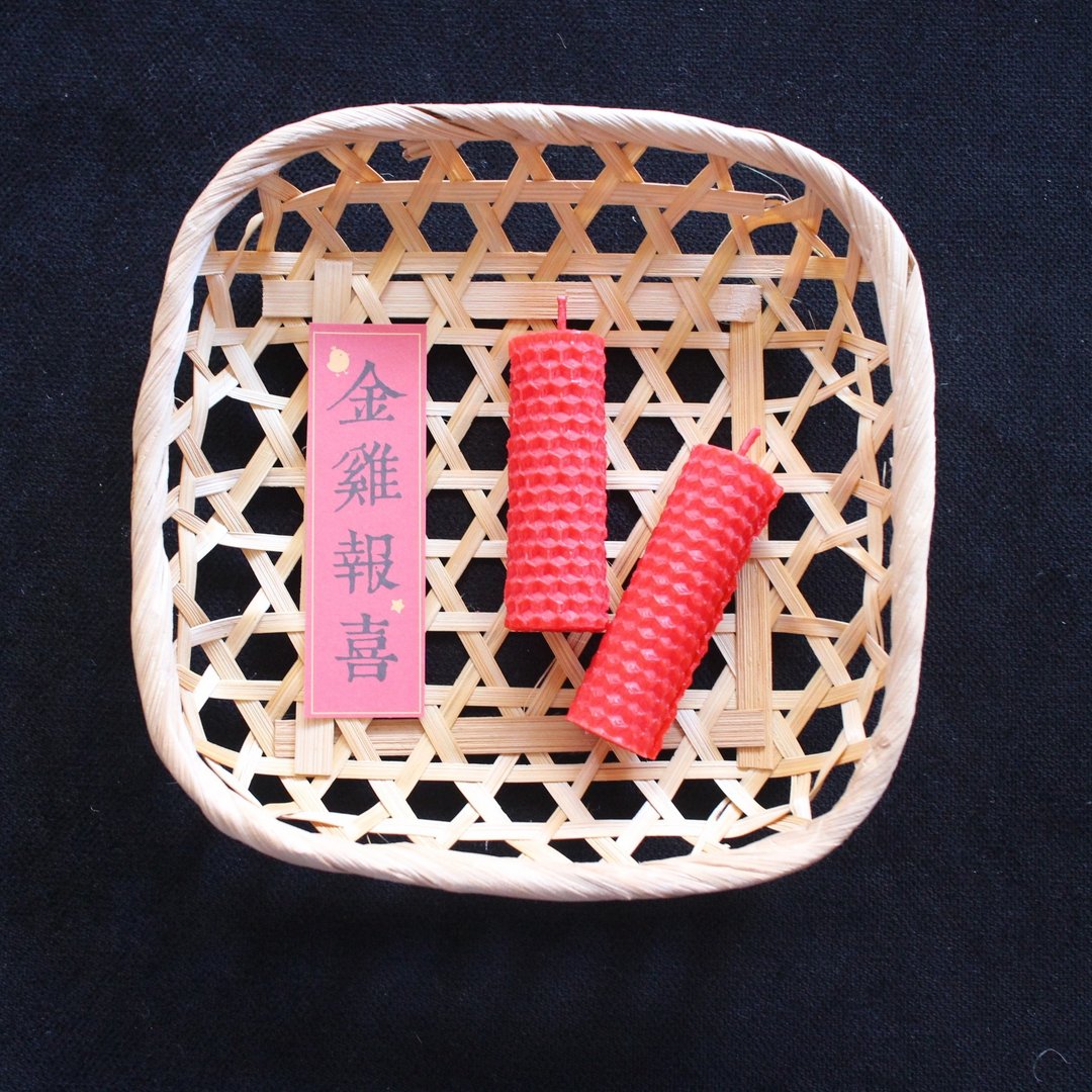 鞭炮蜂蜡造型烛 - 大 - 防蚊用品 - 蜡 红色