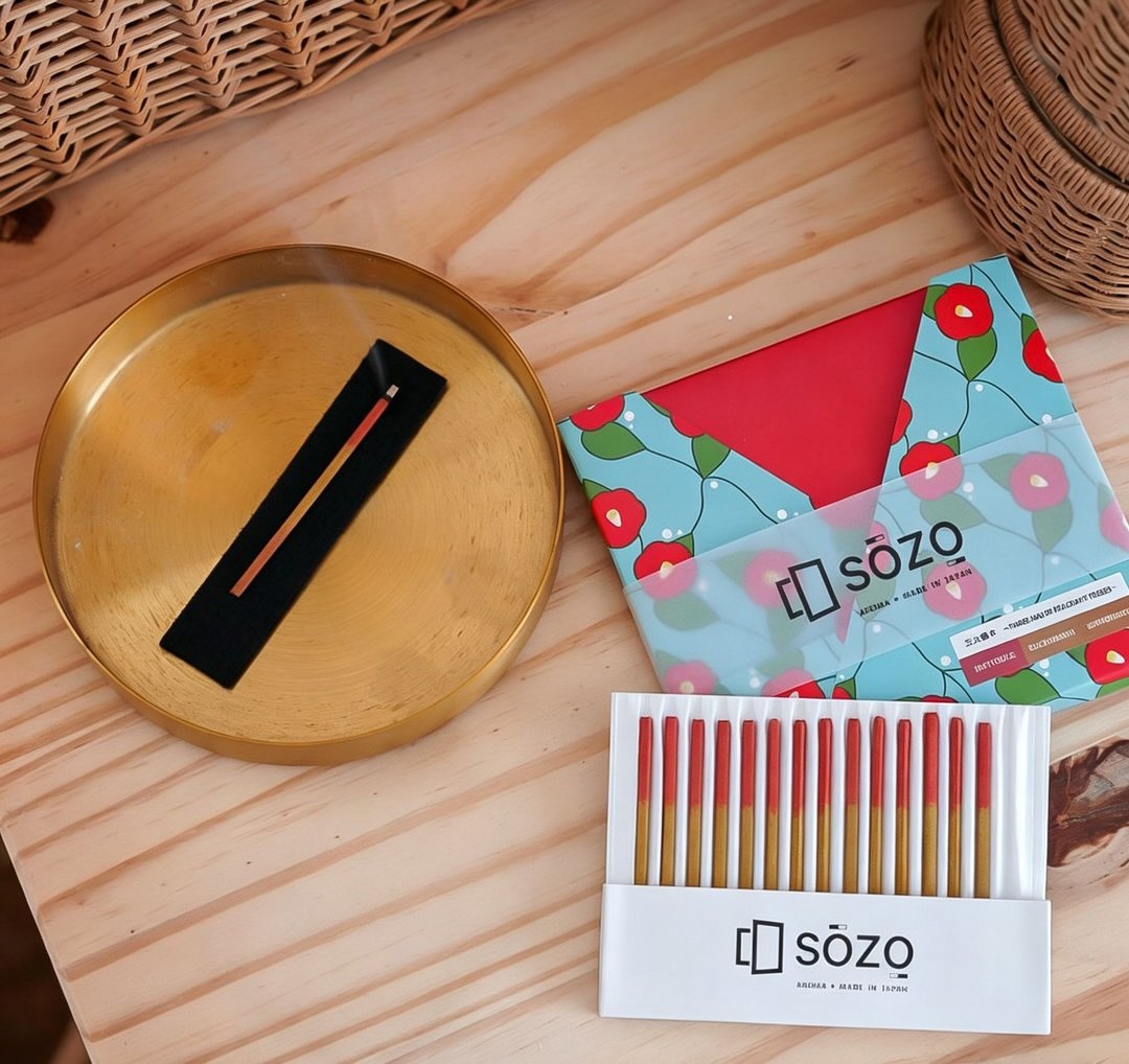 日本制【SOZO】计时线香  - 三大香木 - 香薰/精油/线香 - 浓缩/萃取物 咖啡色