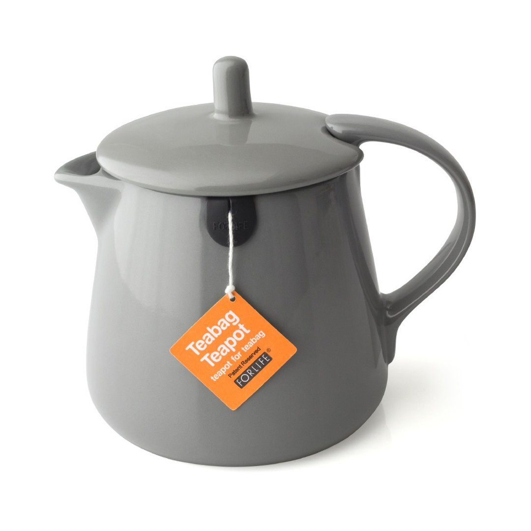 【节日送礼】美国 FORLIFE 茶包壶 - 灰 (茶包茶壶) - 茶具/茶杯 - 瓷 灰色