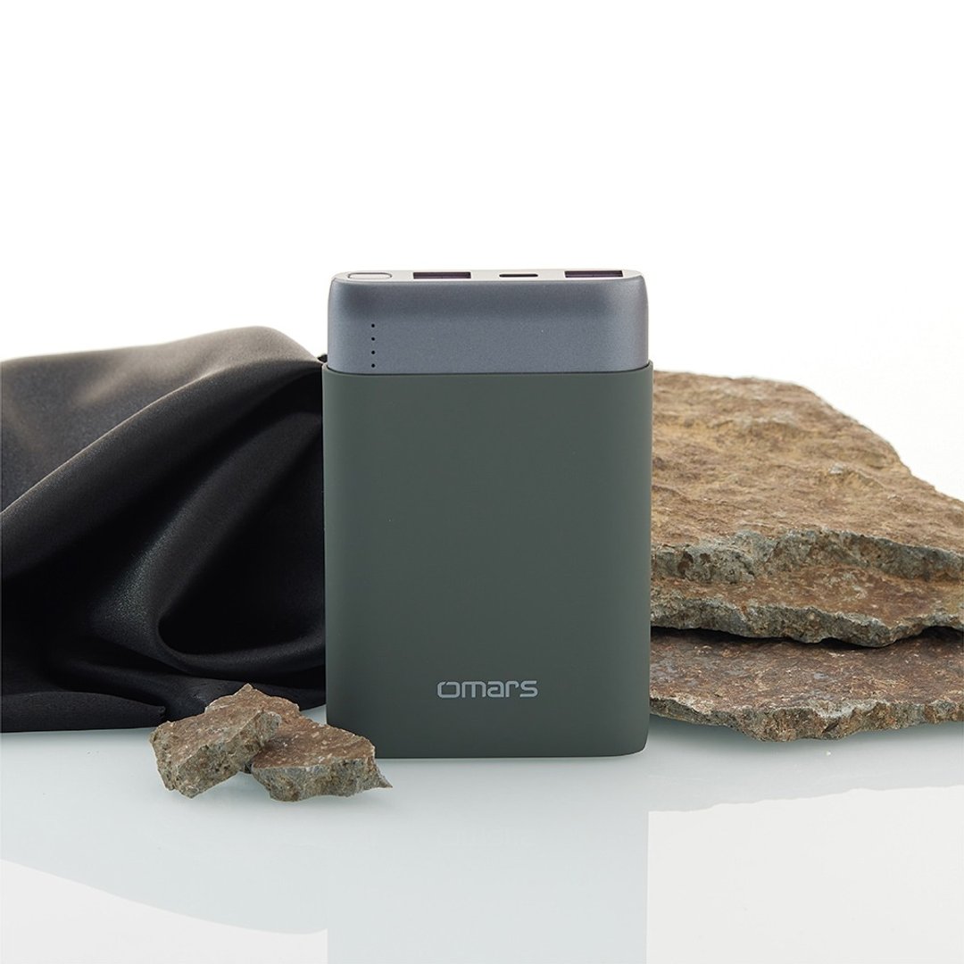 omars炫彩系行动电源 有标示Wh PD20W+QC3.0快充 10000mAh-黯夜黑 - 充电宝/传输线 - 塑料 黑色