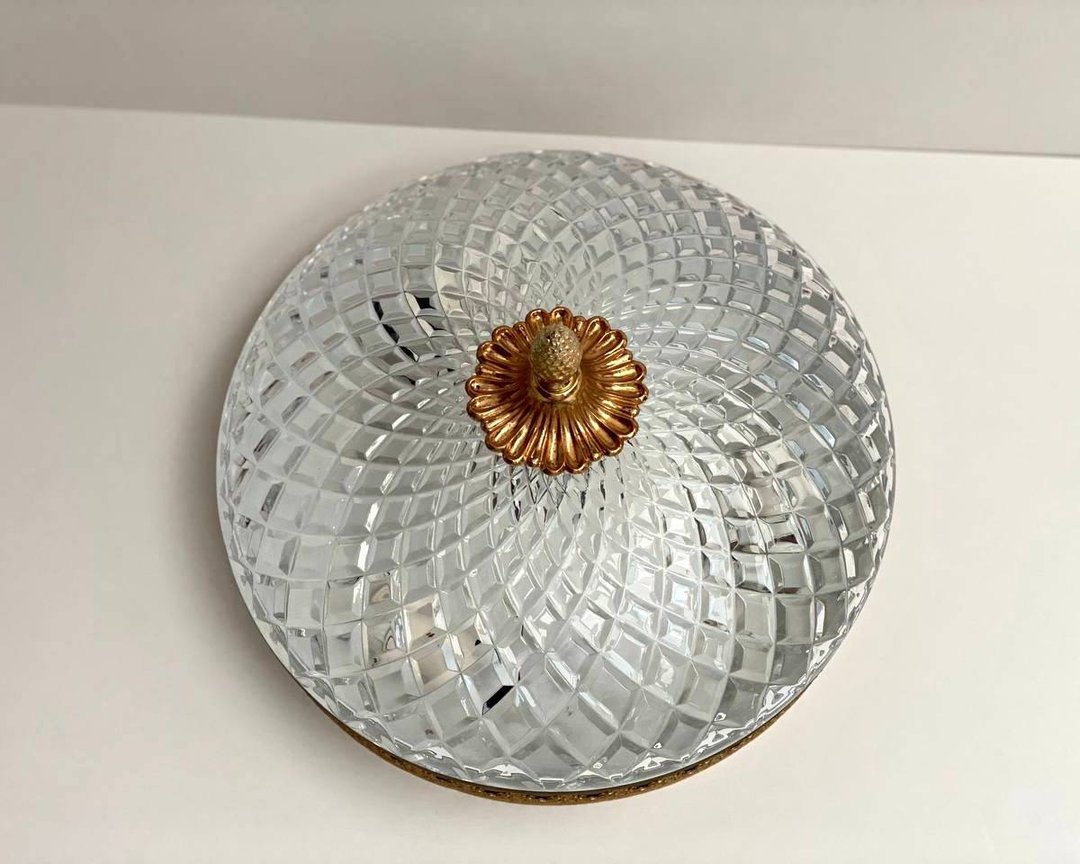 八卦士宅邸复古齐平山吊灯 带3个光点| - 灯具/灯饰 - 水晶 金色