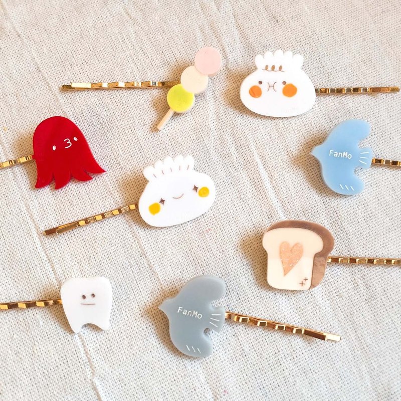 Goody Bag - FanMo的发夹惊喜包 / 内含两款 随机发货 - 发饰 - 压克力 