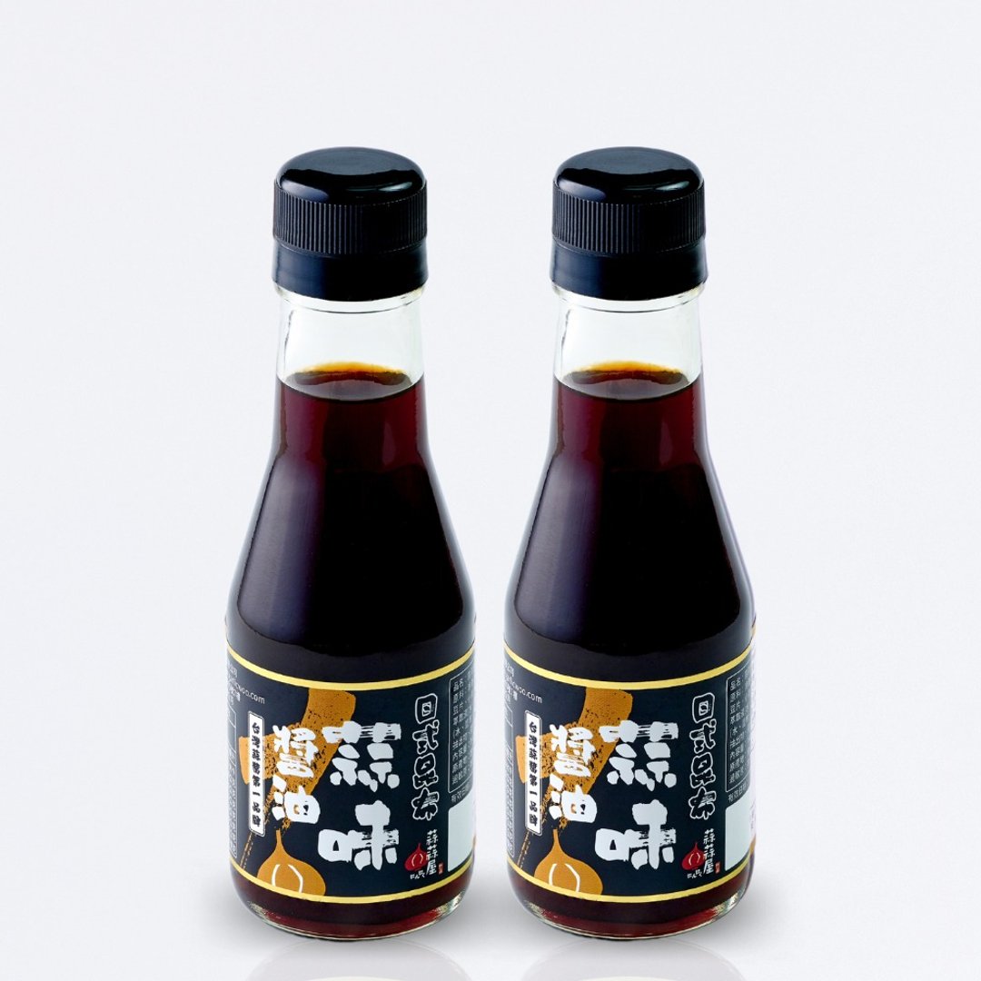 【蒜蒜屋快速到货】蒜蒜日式昆布蒜味酱油2入-新品上市 - 酱料/调味料 - 玻璃 黑色