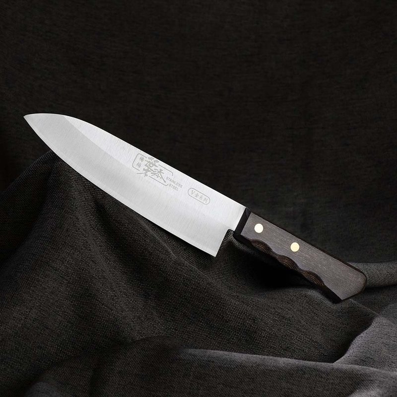 叶添-传统菜刀-水果刀18cm - 菜刀/刀架 - 不锈钢 