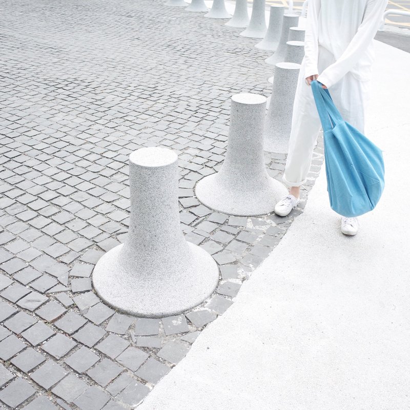 简约暖蓝  布包 - 侧背包/斜挎包 - 棉．麻 蓝色