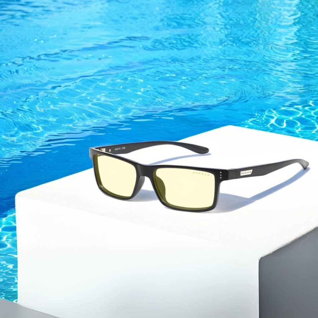 最佳礼物 GUNNAR VERTEX 防蓝光眼镜 高分辨率视野 重量均衡 - 眼镜/眼镜框 - 塑料 黑色