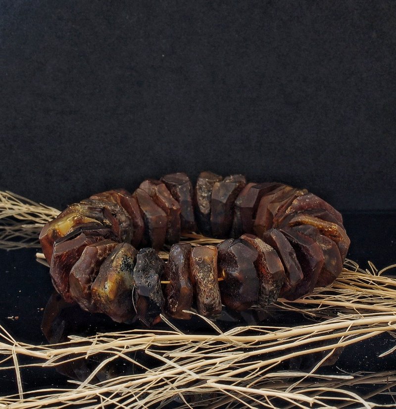 波罗的海原石药珀手链-2 ( HKA9100 ) - 手链/手环 - 其他材质 