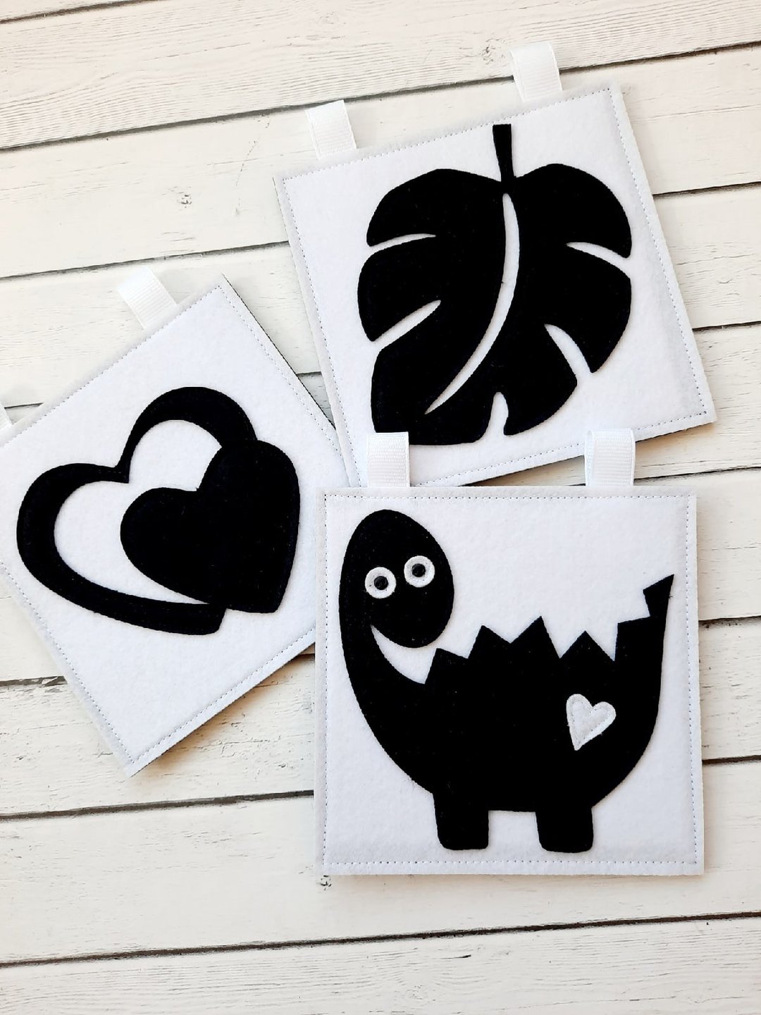 Contrasting black and white educational cards,艺术家玩偶 - 玩具/玩偶 - 其他材质 白色