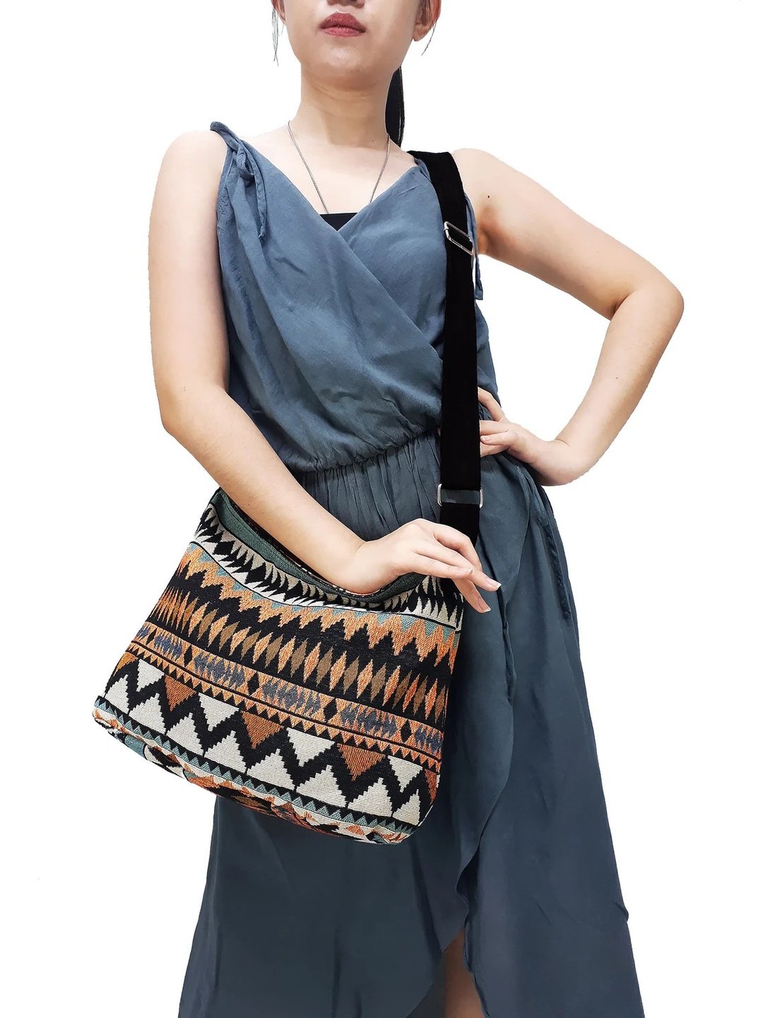 Woven Cotton Bag Women bag Shoulder bag Crossbody Bag Sling Bag Multi-Color - 其他 - 其他材质 多色