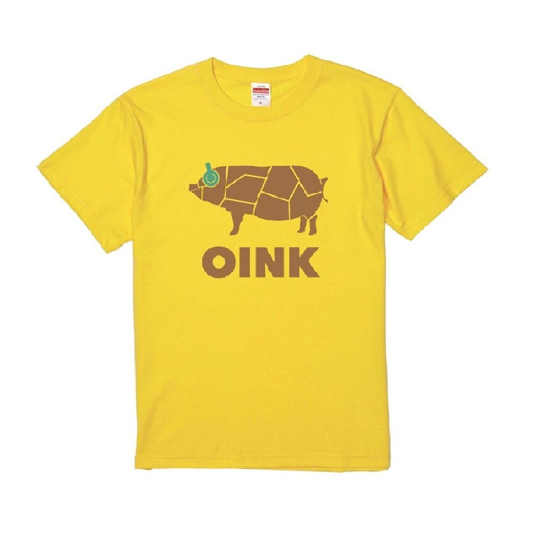 OINK T恤 - 香蕉太妃黄 - 女装 T 恤 - 棉 