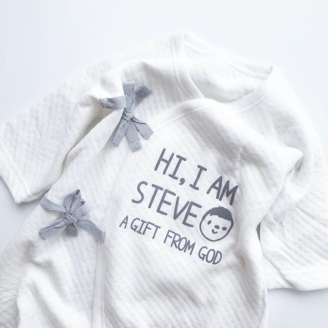 Gift from god 上帝の礼物 有机棉新生儿蝴蝶衣 弥月 - 满月礼盒 - 棉 多色