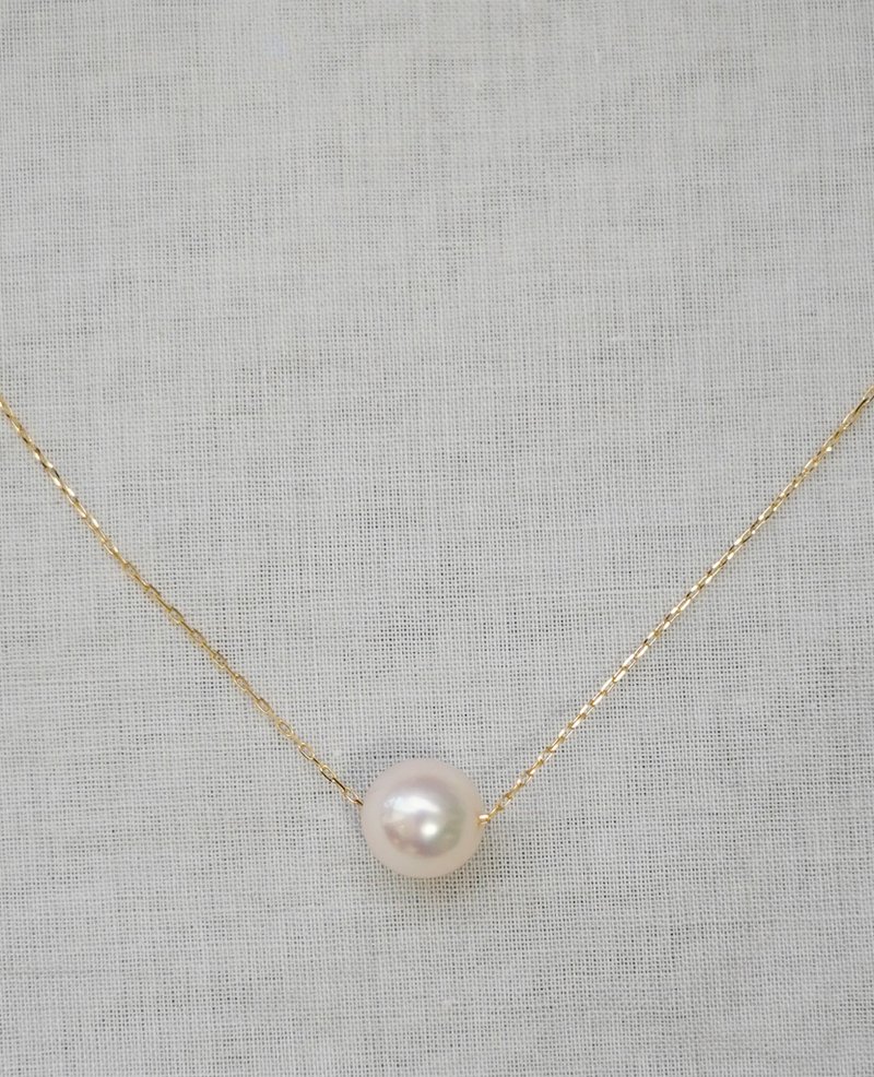 Akoya K18 项链 - 项链 - 其他金属 白色