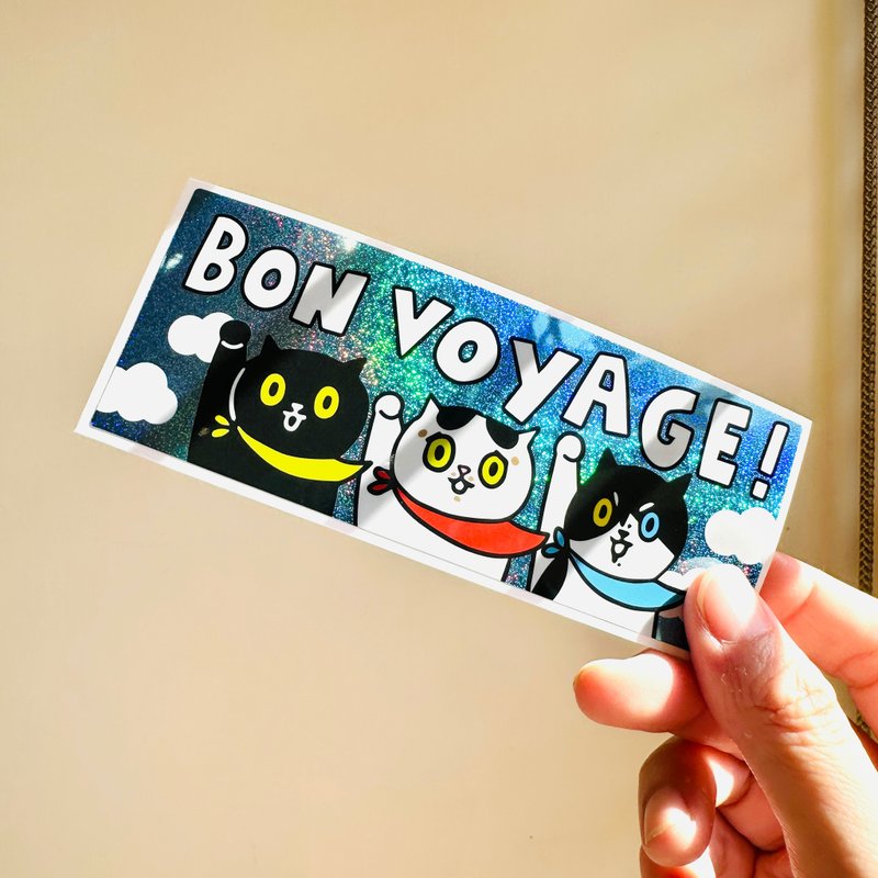 Bon Voyage! 行李箱贴纸 - 贴纸 - 防水材质 多色