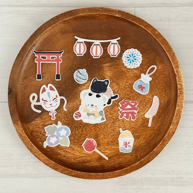 [薄片贴纸] 祭典回忆 1 [薄片贴纸] - 贴纸 - 纸 多色