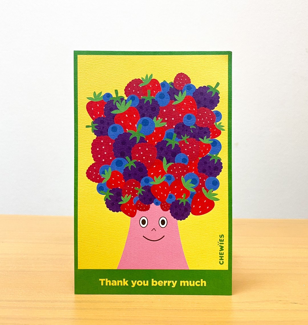 散水卡 感谢卡 Thank you card - 黄色 - 卡片/明信片 - 纸 黄色