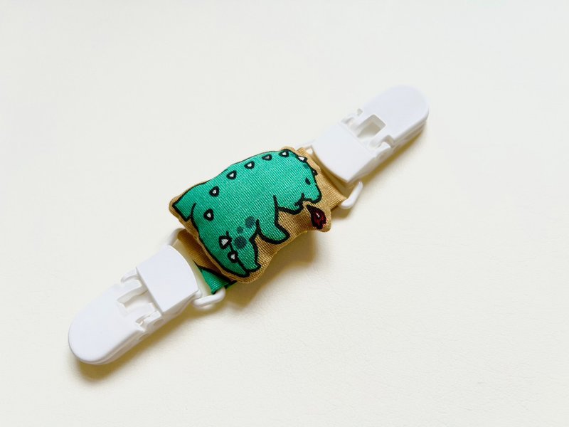 喷火恐龙 造型手帕夹 - 围嘴/口水巾 - 棉．麻 多色