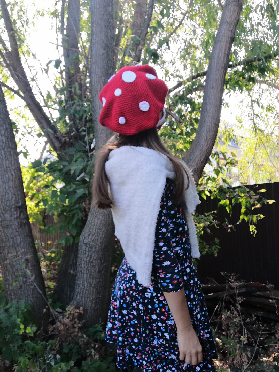 Mushroom hat-beret for women and girls, cottagecore beret, red beret, cute hat - 帽子 - 其他金属 红色