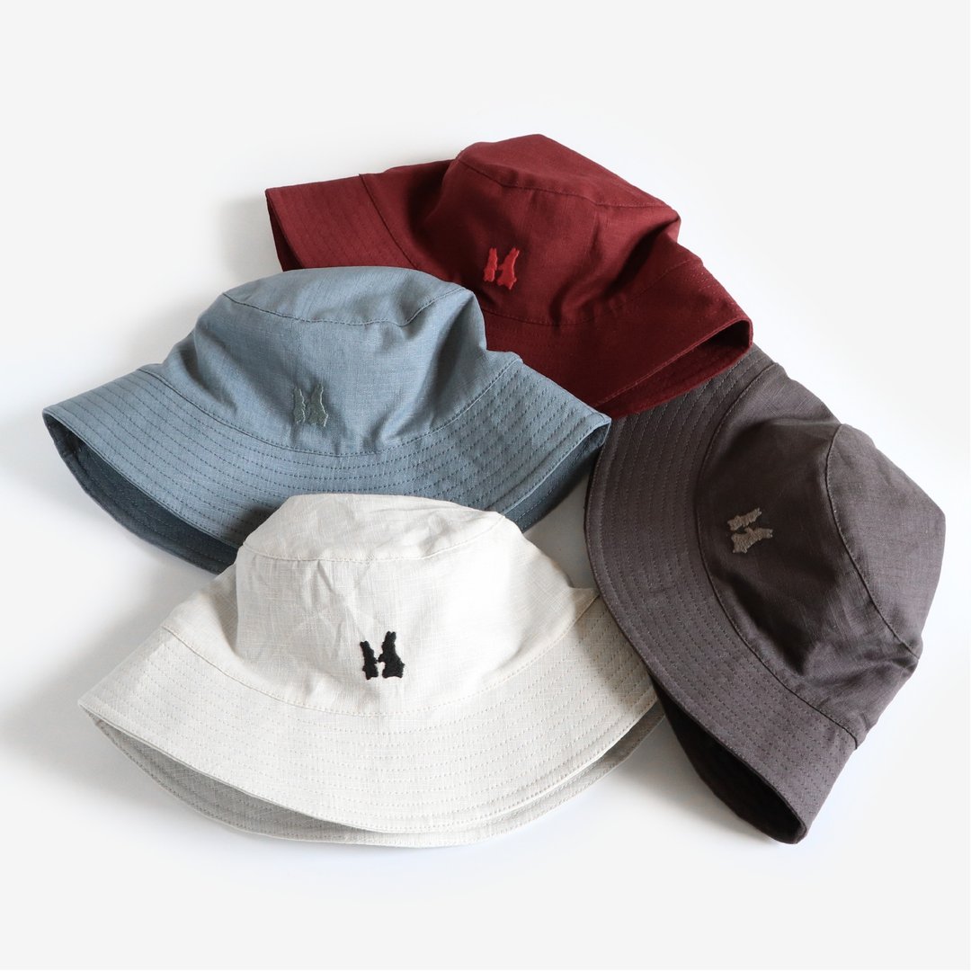 刺绣经典渔夫帽 fisherman hat - 帽子 - 棉 多色