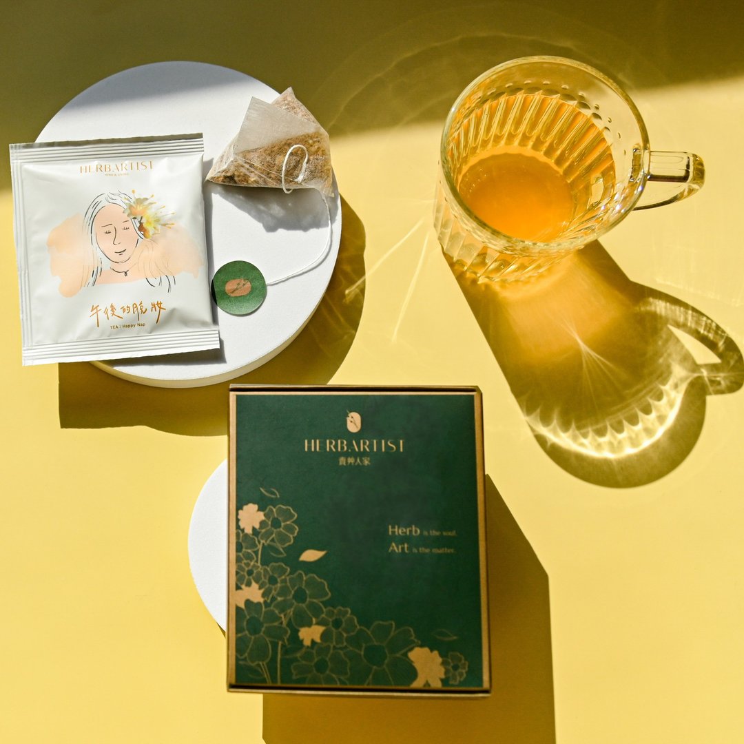 【一日循环茶】 午后的脱妆 5入 / 台湾原创青草花茶 快乐舒压 - 茶 - 植物．花 黄色