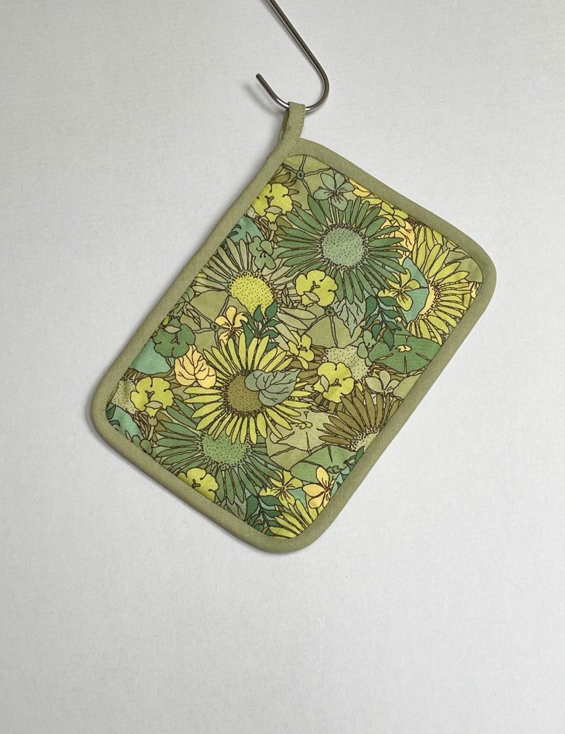 丛林花卉长方形隔热垫 - 餐垫/桌巾 - 棉．麻 多色